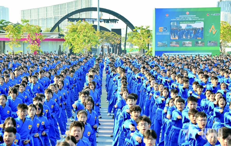 Lan tỏa giá trị võ Việt trong trường học